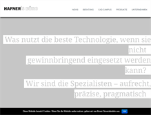 Tablet Screenshot of hafners-buero.de